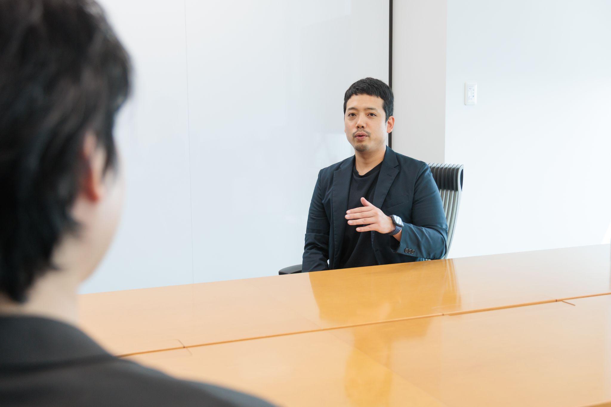 富士通株式会社の導入事例インタビュー風景