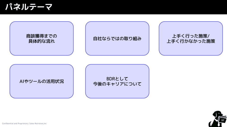 パネルディスカッションのテーマ